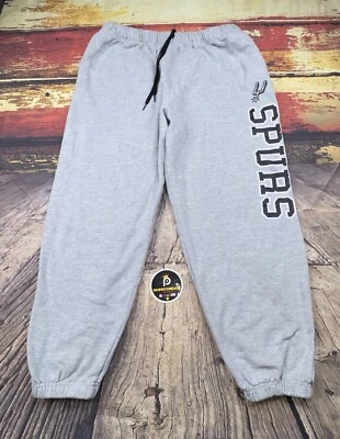 San Antonio Spurs Sweatpants Mens 2XL NBA Basketball Jogger Pants Pockets Baggy - Image 1 of 4