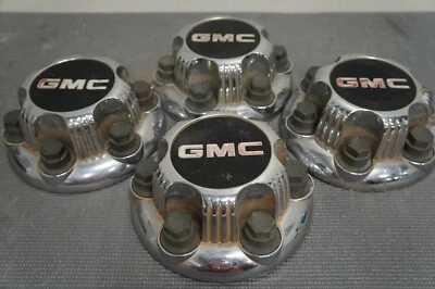 GMC YUKON SIERRA 1500 1999-2014 OEM TAPACUBOS CENTRALES RUEDA PARTE 9596661 CROMO  Foto 1 de 4