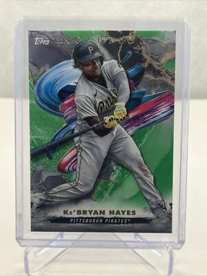 2023 Topps Inception Ke'BRYAN HAYES GREEN PARALLEL #100 PIRATES - Image 1 of 2