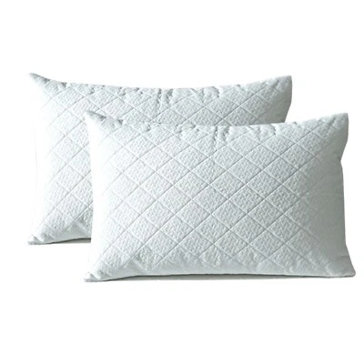 100% Natural Bamboo Pillow Protector Noiseless & Ultra-Soft Zipper Pillow Cases - Image 1 of 2
