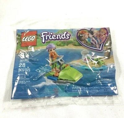NUEVA MOTO ACUÁTICA LEGO FRIENDS #30410 MIA’S WATER TURTLE RESUE SELLADA 28 PIEZAS Foto 1 de 3