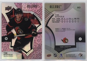 2021-22 Upper Deck Allure Pink Leopard Tim Stutzle #80