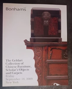 Bonhams Chinese Furniture Scholar's Objects Carpets Geldart art auction catalog - Picture 1 of 12
