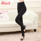 Solid Winter Warm Stretchy Fleece Thermal Leggings Trousers Thick Lined Pants