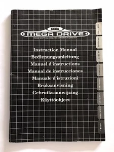 SEGA Mega Drive 1 Console Original Instruction Manual Pal Rare - Picture 1 of 2