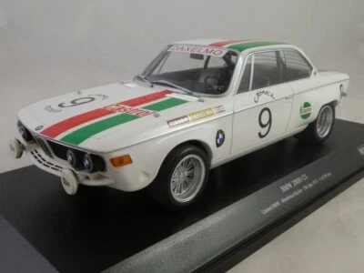 Minichamps BMW 2800 CS CASTROL #9 Moorkens 24h Spa 1971 1/18 155712709 - Immagine 1 di 3