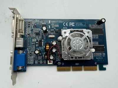 Video card geforce nvidia 6200a d256m  agp vga/dvi - Image 1 of 3