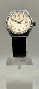 Manual mecánico antimagnético sincronizado electrónicamente vintage hecho en la RDA Ruhla 33 mm - Imagen 1 de 8