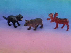 Lot of 3 Miniature Wild / Countryside Animal Figures - as is - Picture 1 of 5