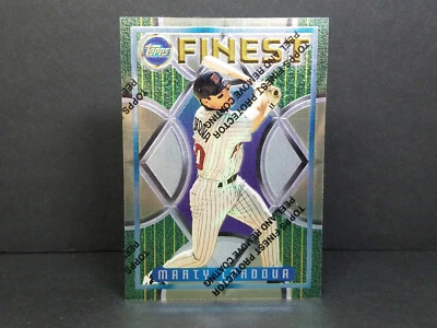 1995 Topps Finest #235 Marty Cordova, Minnesota Twins - Base Card - Image 1 of 2