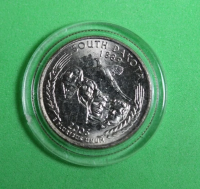 2006- P Mint SOUTH DAKOTA State Quarter P00474 - Image 1 of 2