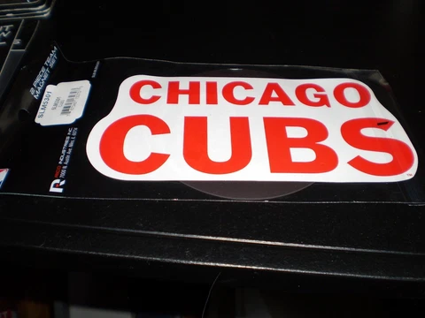 Brand New Chicago Cubs, 2 Piece Team Magnet Set. Free Shipping Cover