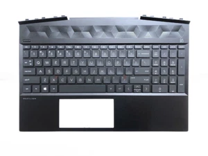 New/Orig HP Pavilion Gaming 15-DK TPN-C141 Palmrest Bezel US White-BL L57594-001 - Photo 1/4