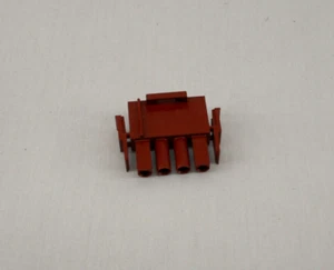 11 Stück Amp/TE 350779-1 Universal MATEnLOK 4 Pos rechteckiger Stromanschluss braun - Bild 1 von 5