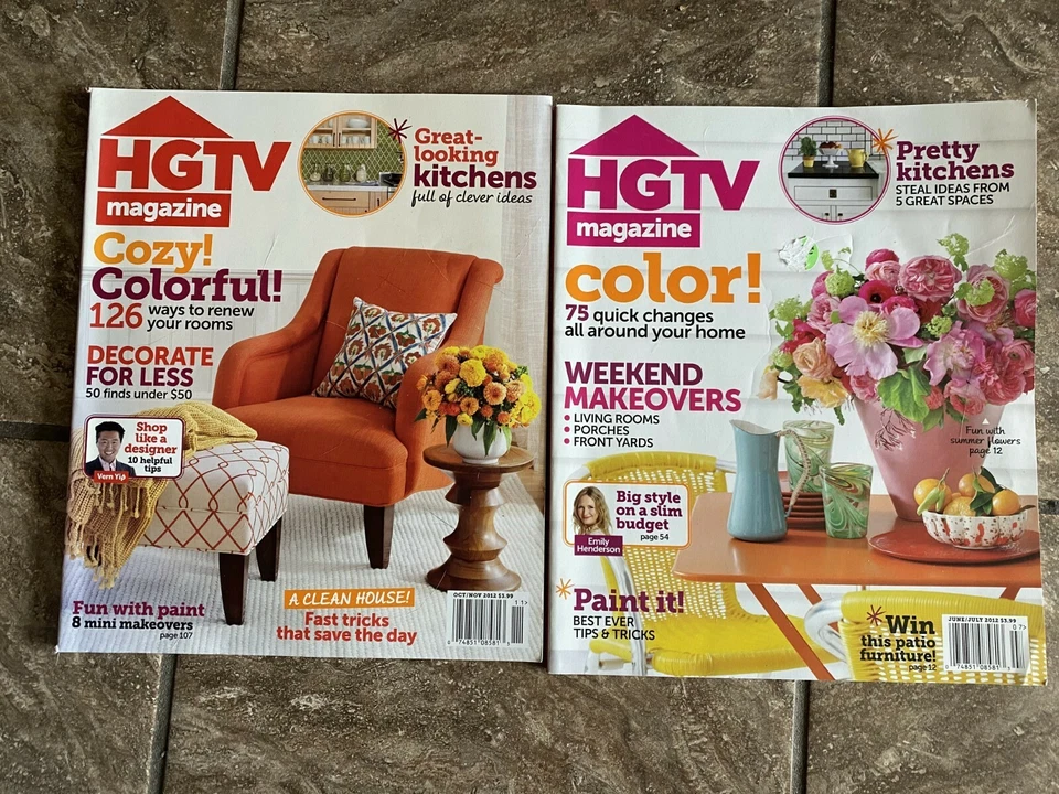 HGTV MAGAZINE,  OCTOBER / NOVEMBER, 2012  ( GREAT-LOOKING KITCHENS ) COZY !  - Image 1 of 1