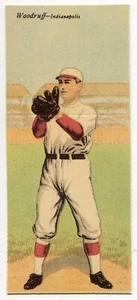Dover reprint - 1911 Mecca Double Folder T201 Woodruff / Williams Indianapolis - Picture 1 of 2