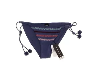 Dolce Vita Damen bestickte freche Bikinihose mit Seitenbindung - Taube - Größe XS - Bild 1 von 2