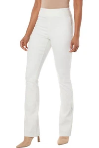 DG2 by Diane Gilman Compact Comfort Denim Bootcut Jean Ivory - Picture 1 of 1