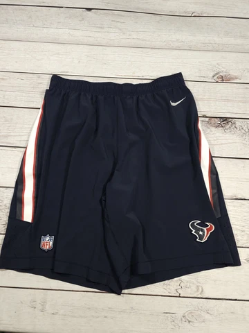 Houston Texans Nike NFL On Field Apparel Athletic Shorts Men's Blue XL I2 Cover
