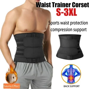 Body Shaper Waist Wrap Slimmer Tummy Trimmer Control Waist Trainer Belts Shapers - Picture 1 of 24