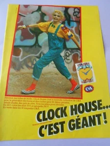 Publicté Advertising 1988 C&A clock house c'est géant - Imagen 1 de 1