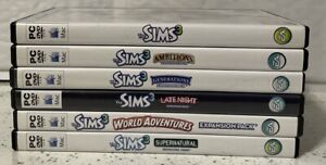 Die Sims 3 Erweiterungspaket FÜNF Spiele Bundle PC DVD - Generationen, Late Night...