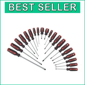 All-in-One 20 Pc. Screwdriver Kit: Torx, Philips, Slotted - Enhanced Durability - Picture 1 of 8
