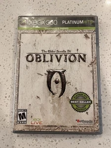 The Elder Scrolls IV: Oblivion -- Platinum Hits (Microsoft Xbox 360, 2008) - Picture 1 of 4