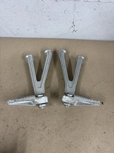 HONDA 2023 CB650R 19-23 CBR650R LEFT RIGHT REAR BACK PASSENGER PEG Set #0168 - Picture 1 of 5