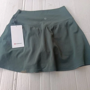 Lululemon Skirt Womens 8 Green Align High Rise Lined Gym Yoga Athleisure READ! - Picture 1 of 13