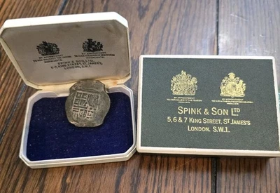  1624/3 Mexico 8 Reales - Lucayan Beach Shipwreck - With Spink Boxes - Image 1 of 4