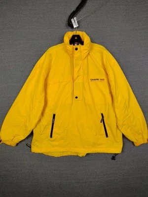 Chaps Ralph Lauren Mens Jacket XL Yellow VTG 90s Parka Hood Gorp Outdoor Preppy - Image 1 of 4