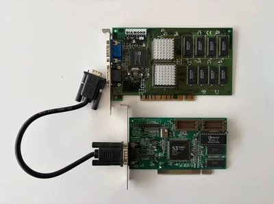 3DFX DIAMOND Voodoo 1 4mb + S3 Trio64 - Image 1 of 2
