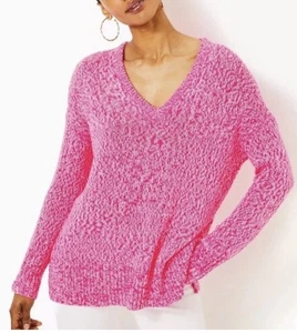 Lilly Pulitzer Bedford Sweater in Passion Fruit Pink Size S - Picture 1 of 8