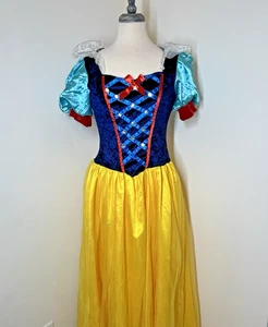 Snow White M/L (8-12) Classic Spirit Dress Up Halloween Adult Costume Dress - Picture 1 of 11