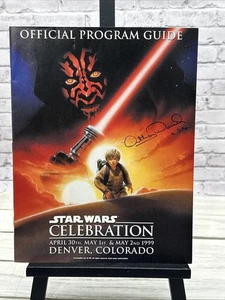 Anthony Daniels Autographed 1999 STAR WARS CELEBRATION Program Guide - Picture 1 of 3