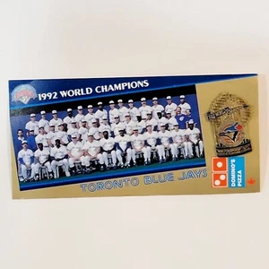 1992 Vintage Toronto Blue Jays World Series Champ Trophy Lapel Pin MLB Dominos - Picture 1 of 5