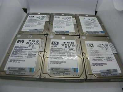 Lotto di n.6 HDD Seagate Savvio 15k.2 72Gb 2.5"  SAS ST973452SS - HP 512544-003 - Immagine 1 di 3