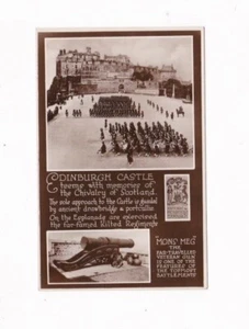 De colección. TARJETA POSTAL DEL CASTILLO DE EDIMBURGO GUARDIA REGIMIENTO ESCOCÉS KILTED - Imagen 1 de 2
