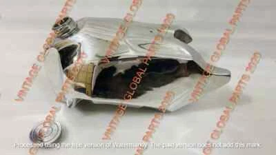 Honda CR125 CR125R 1985 modelo aleación de aluminio pulido tanque de gasolina con tapa Foto 1 de 4