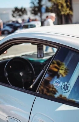 Emotional Support Vehicle - Static Cling - Porsche 911 996 Macan Cayenne Boxster - Image 1 of 4