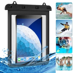 For Apple iPad / Samsung Tablet (7.9-11.5") Universal IPX8 Waterproof Bag Case - Picture 1 of 15