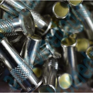 CLOSING TERMINAL Ø 8 WITH RETURN SPRING IN NICKEL-PLATED BRASS NLVSC1 - Imagen 1 de 3