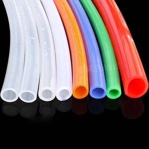 Food Grade Silicone Tube Flexible Rubber Pipe Beer Milk Water Soft Hose 1mm-25mm - Picture 1 of 3