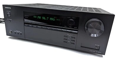 Onkyo TX-SR393 5.2 Ch 4K UHD HDR Home Theater A/V Receiver - No Remote - Tested - Image 1 of 4