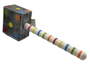 Rainbow Killer Clown Mallet Halloween Costume Prop - Picture 1 of 1