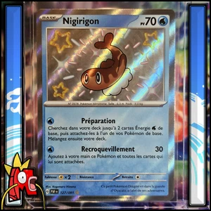 Carte Pokémon : Nigirigon 127/091 - PAF Destinées de Paldea - Shiny Rare - NEUF - Picture 1 of 3