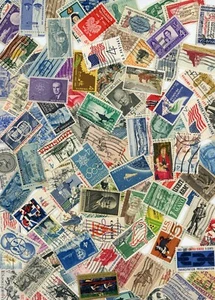 LOT of 100 DIFFERENT USED US postage stamps 4c & 5c 1958-1967 FREE SHIPPING  - Bild 1 von 1