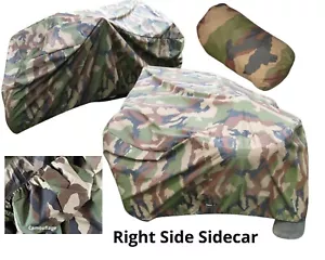 Dnepr Ural Zundapp Polyester Full Cover Sidecar Right Side Camouflage - Picture 1 of 4