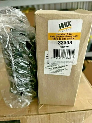 Diesel Fuel Filter Water Separator WIX 33808 5198957 5200111 4224701M1  - Image 1 of 3